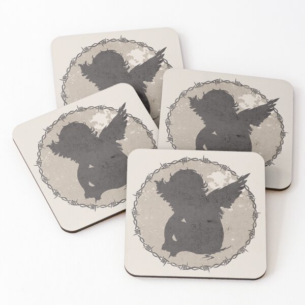 Item preview, Cherub shadow with barbed wire designed and sold by yourvanitybrand.