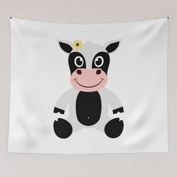 Item preview, Cute Barnyard Cow designed and sold by Captain Creative.