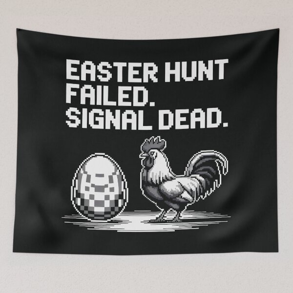 Item preview, Pixel Art Easter Hunt Failed Gaming Glitch designed and sold by SplashTastic.