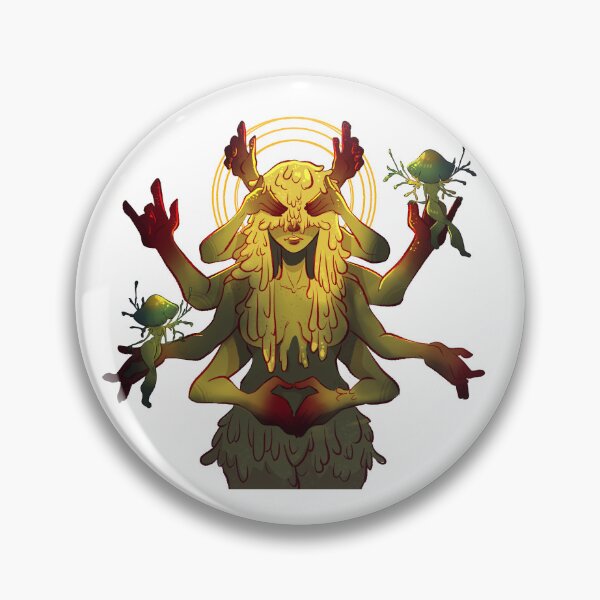 Item preview, Lions Mane Mushroom Glowing Goddess and Handmaidens designed and sold by Artfromtheabyss.