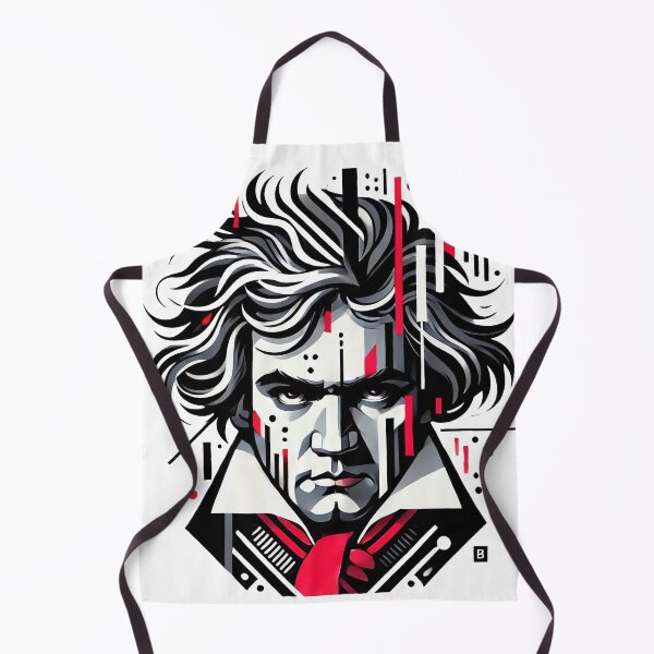 Item preview, Modern illustrated portrait of Ludwig van Beethoven designed and sold by Urbi et Orbi.