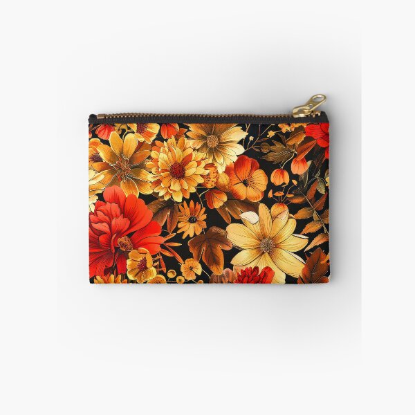 Item preview, Autumn Red And Golden Fall Flowers Colorful Art designed and sold by DEC02.