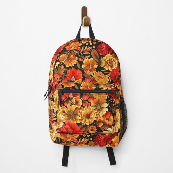 Item preview, Autumn Red And Golden Fall Flowers Colorful Art designed and sold by DEC02.