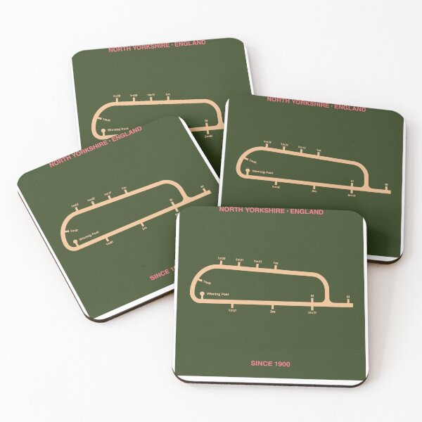 Item preview, Minimalist Ripon Horse Racing Line Print designed and sold by The Circuit Collection.