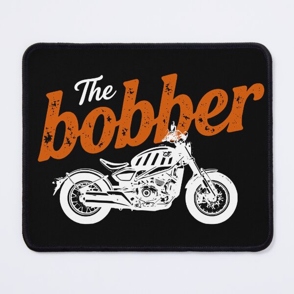 Item preview, The Bobber Motorcycle Bike (white) designed and sold by Yoho-ka Press.