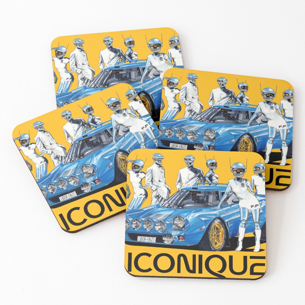 Item preview, Coasters (Set of 4) designed and sold by ForceFluide1.