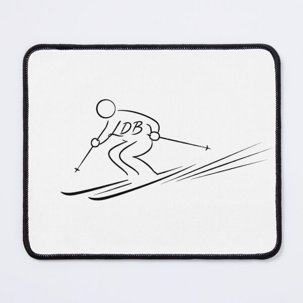 Item preview, Carve Your Path – Minimal Line Skier Design by LDB designed and sold by LDBStudio.
