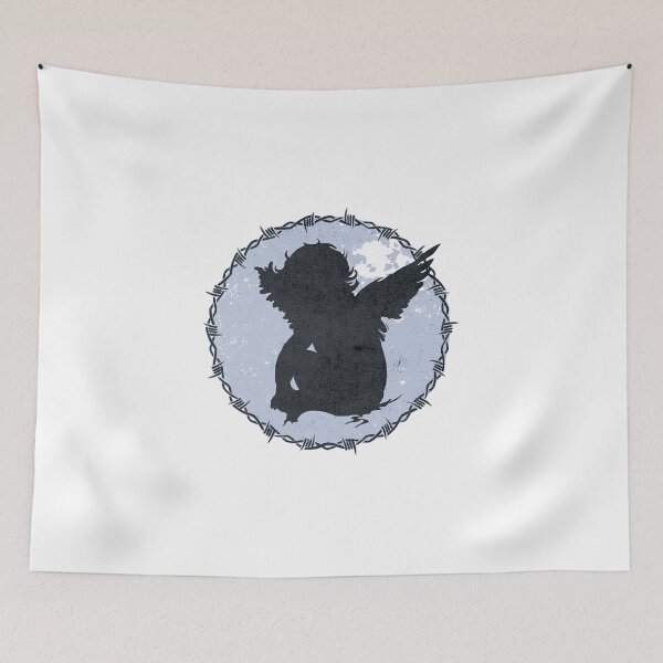 Item preview, Cherub shadow with barbed wire designed and sold by yourvanitybrand.