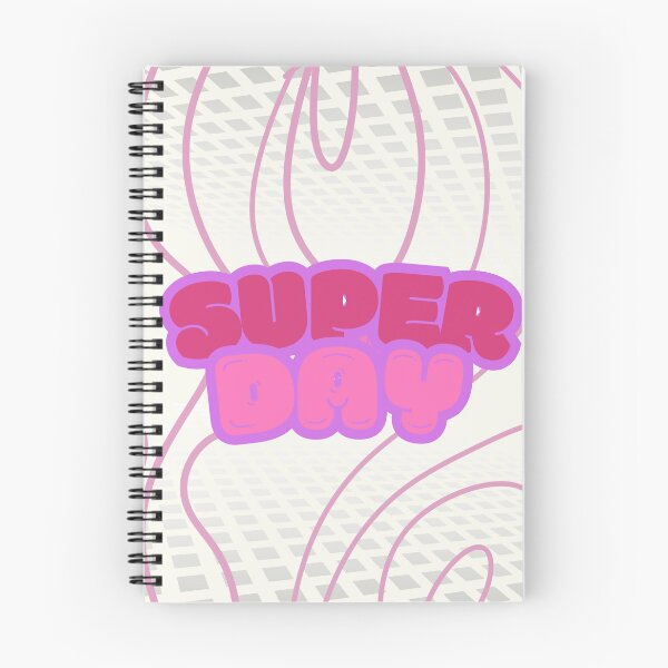 Item preview, Super day pink retro typography design- positive aesthetic quote  designed and sold by Whabe.
