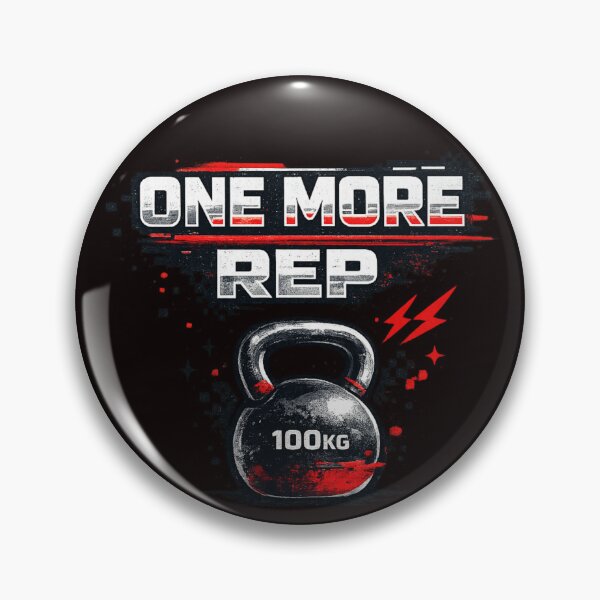 Item preview, One More Rep Minimalist Graphite Red Gym Typography designed and sold by Tadeusz1.