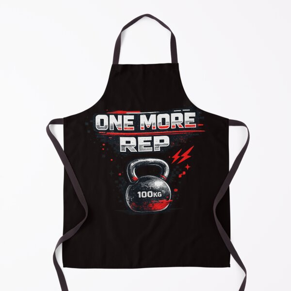 Item preview, One More Rep Minimalist Graphite Red Gym Typography designed and sold by Tadeusz1.