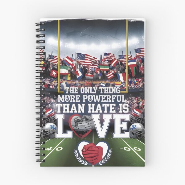 Item preview, The Only Thing More Powerful Than Hate Is Love Stadium Unity Concept designed and sold by Uglyandcute.