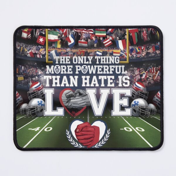 Item preview, The Only Thing More Powerful Than Hate Is Love Stadium Unity Concept designed and sold by Uglyandcute.