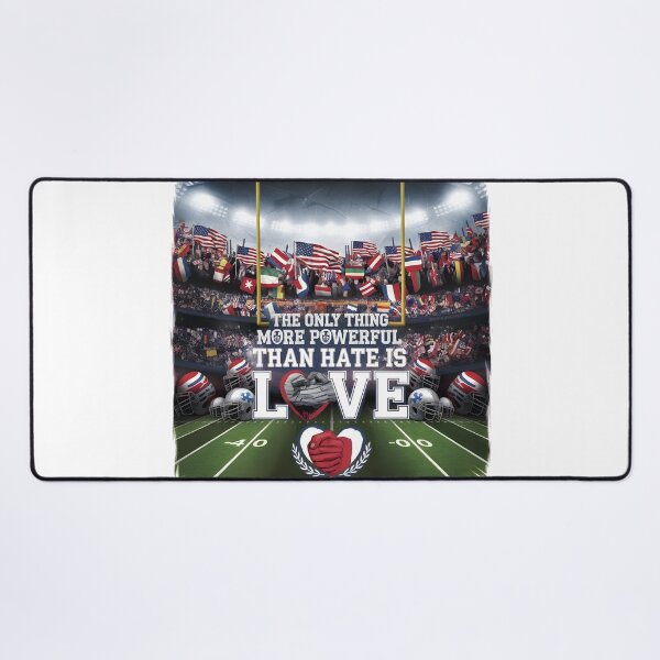 Item preview, The Only Thing More Powerful Than Hate Is Love Stadium Unity Concept designed and sold by Uglyandcute.