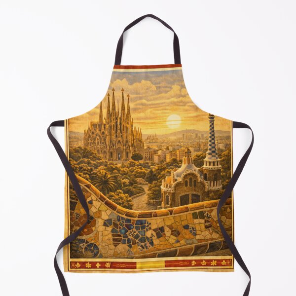 Item preview,  Barcelona Vintage Travel Poster Sagrada Familia designed and sold by mythographiaart.