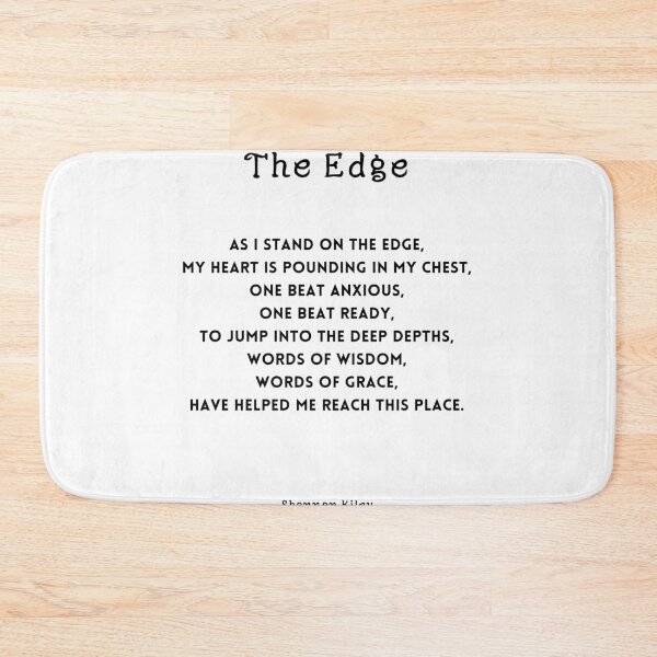 Item preview, The Edge poem designed and sold by Art4theHeart-.