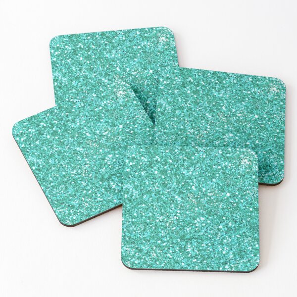 Item preview, Teal glittering sparking sequins  designed and sold by hollycooper.