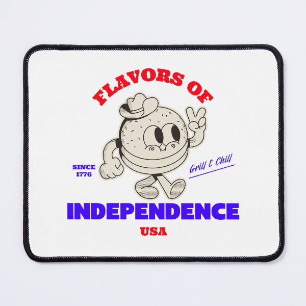 Item preview, Flavors of US Independence 4th of July Food Graphic designed and sold by Bold & Brewed.