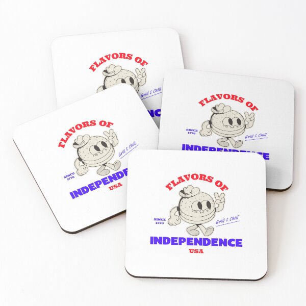 Item preview, Flavors of US Independence 4th of July Food Graphic designed and sold by Bold & Brewed.