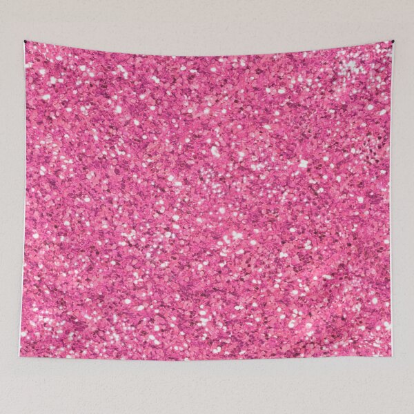 Item preview, Pink glittering sparking sequins pattern illustration  designed and sold by hollycooper.