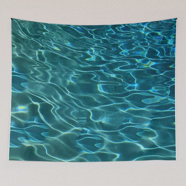 Item preview, Beautiful blue Teal ocean with rippling waves | beach vibes |  swimming | swimming thing designed and sold by hollycooper.