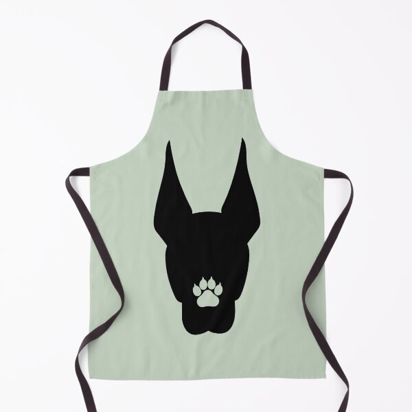 Item preview, Doberman Silhouette with Paw Print – Minimalist Dog Lover Design designed and sold by silent ocean.
