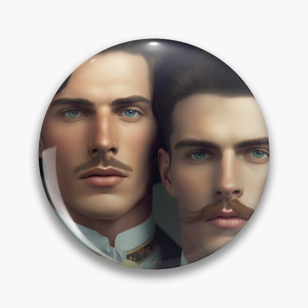 Item preview, Elegant Victorian Gentlemen Portrait With Floral Backdrop designed and sold by Shoot-The-Moon.