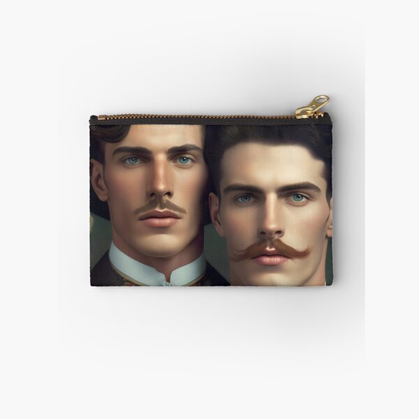 Item preview, Elegant Victorian Gentlemen Portrait With Floral Backdrop designed and sold by Shoot-The-Moon.