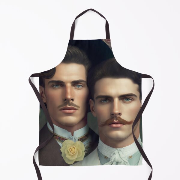 Item preview, Elegant Victorian Gentlemen Portrait With Floral Backdrop designed and sold by Shoot-The-Moon.