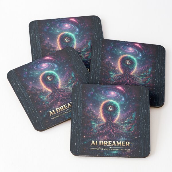 Item preview, AI Dreamer - Mystic Mind of the Future Celestial Surrealism Art designed and sold by MonaRose_Art.
