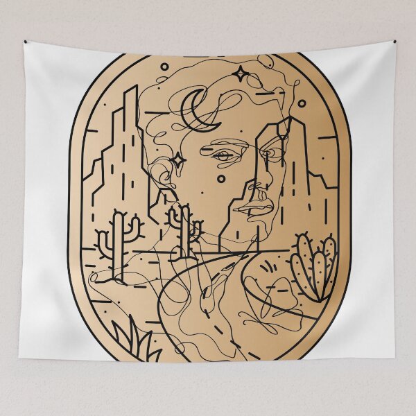 Item preview, Nomad Reverie - Moon Crescent Portrait designed and sold by Kanniax.