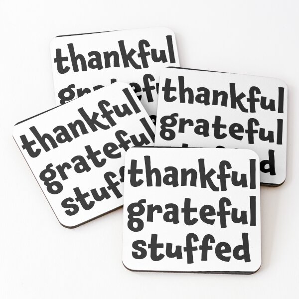 Item preview, Thankful Grateful Stuffed Thanksgiving designed and sold by Modern Creative Designs.