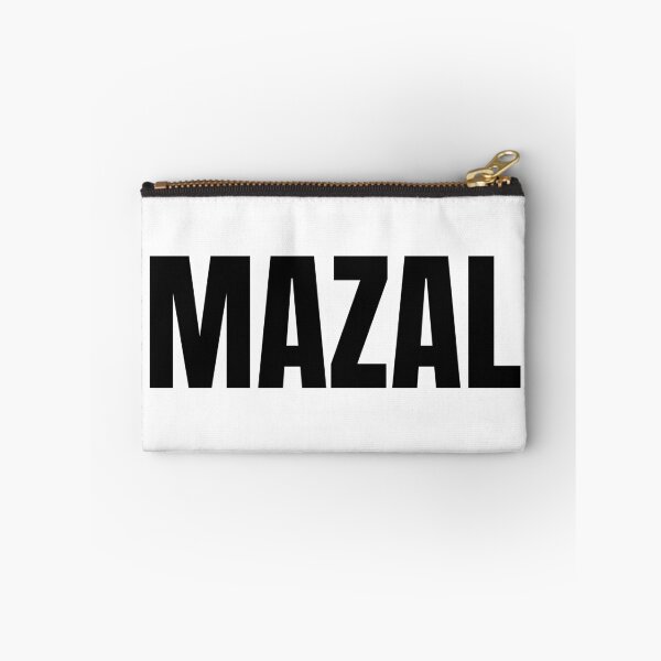 Item preview, MAZAL black text designed and sold by stickerartisan.