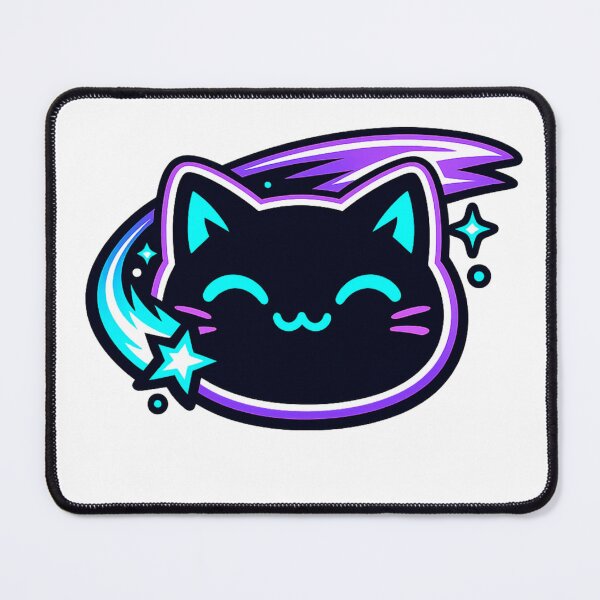 Item preview, Space Cat Icon – Kawaii Cosmic Kitty Emblem designed and sold by wait4signal.