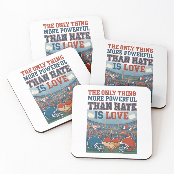 Item preview, The Only Thing More Powerful Than Hate Is Love Stadium Unity Concept designed and sold by Uglyandcute.