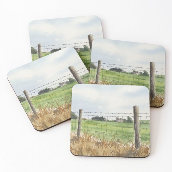 Item preview, Irish Countryside With Fence Posts. Co. Donegal. designed and sold by TirConnaill.