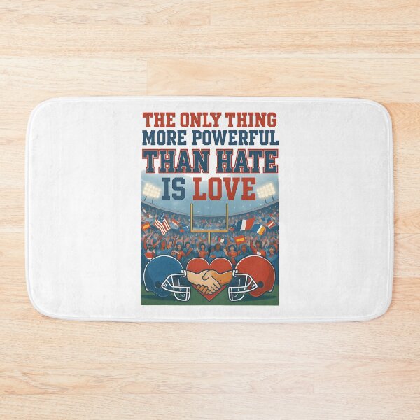 Item preview, The Only Thing More Powerful Than Hate Is Love Stadium Unity Concept designed and sold by Uglyandcute.