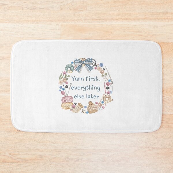 Item preview, Yarn first, everything else later! designed and sold by Shining Bright Arts, Crafts & Illustration.