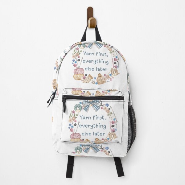 Item preview, Yarn first, everything else later! designed and sold by Shining Bright Arts, Crafts & Illustration.