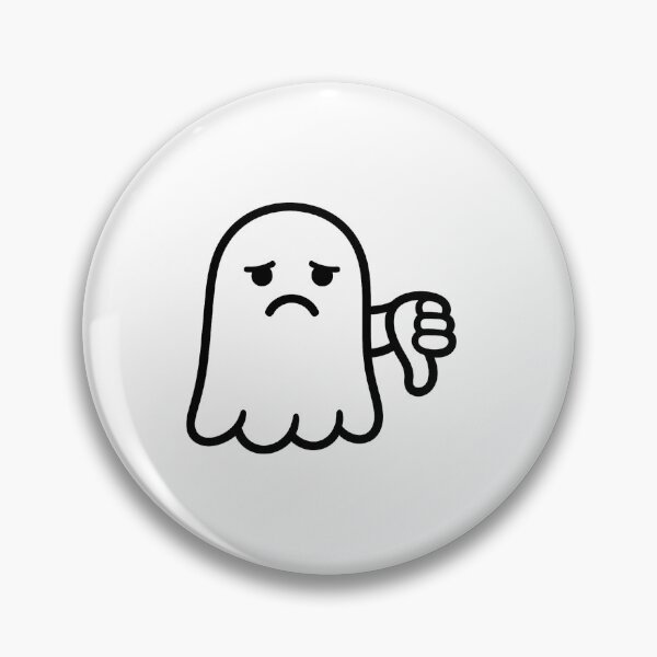Item preview, Ghost of Disapproval – Thumbs Down Mood designed and sold by ANiyati.