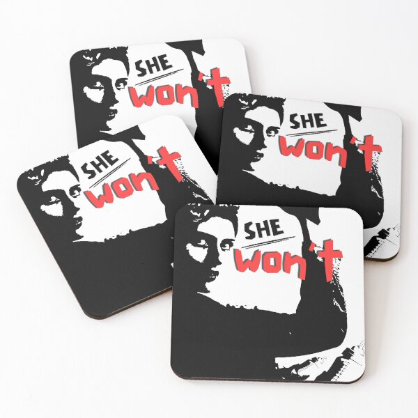 Item preview, she WONT - ART Print Bold Graphic Design She Can DO It  designed and sold by slowlyprints.