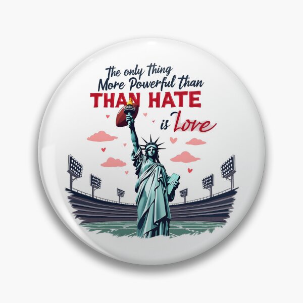 Item preview, The Only Thing More Powerful Than Hate Is Love Stadium Unity Concept designed and sold by Uglyandcute.