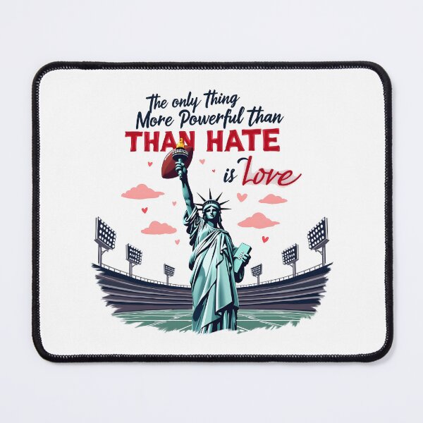Item preview, The Only Thing More Powerful Than Hate Is Love Stadium Unity Concept designed and sold by Uglyandcute.