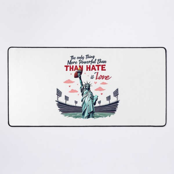 Item preview, The Only Thing More Powerful Than Hate Is Love Stadium Unity Concept designed and sold by Uglyandcute.