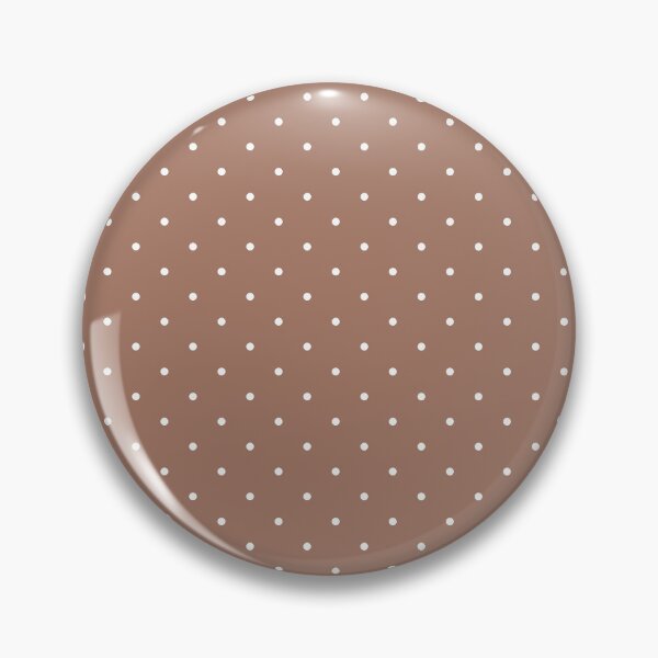 Item preview, Mocha mousse and white Polka dot pattern designed and sold by RishabhArts1.