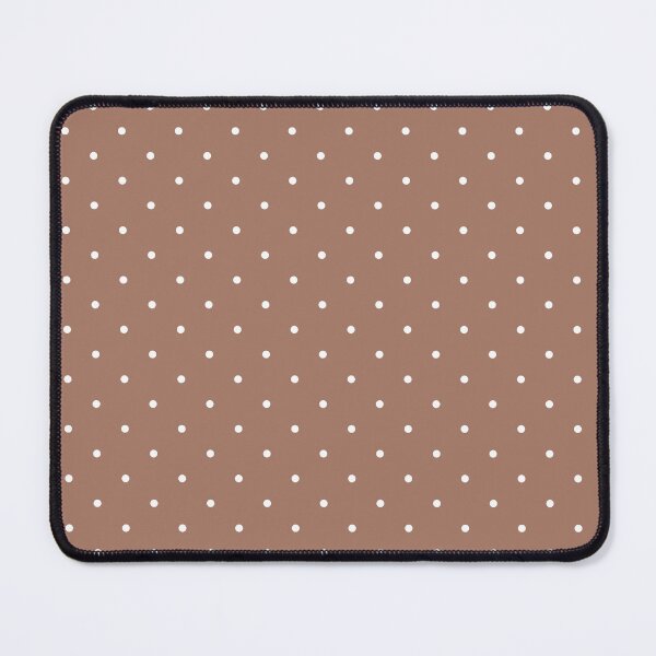 Item preview, Mocha mousse and white Polka dot pattern designed and sold by RishabhArts1.
