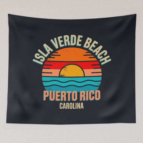 Item preview, Isla Verde Beach Carolina Puerto Rico Sunrise – Bold Caribbean Streetwear Graphic designed and sold by paulo silveira.