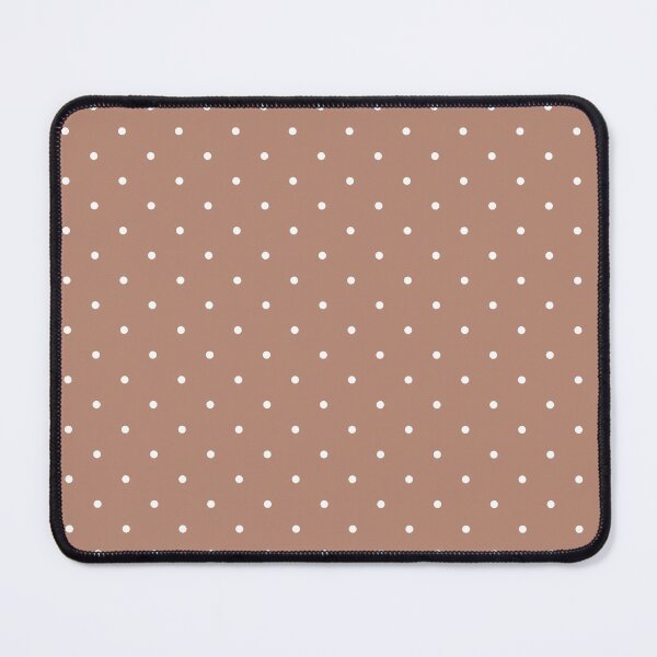 Item preview, Mocha mousse and white Polka dot pattern designed and sold by RishabhArts1.