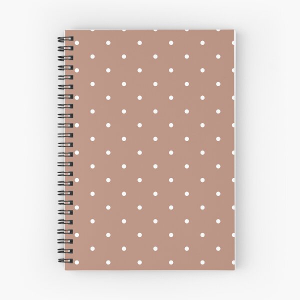 Item preview, Mocha mousse and white Polka dot pattern designed and sold by RishabhArts1.