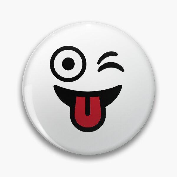 Item preview, Winky Tongue Out Face – Fun Minimal Emoji Style (Transparent Background) designed and sold by ANiyati.